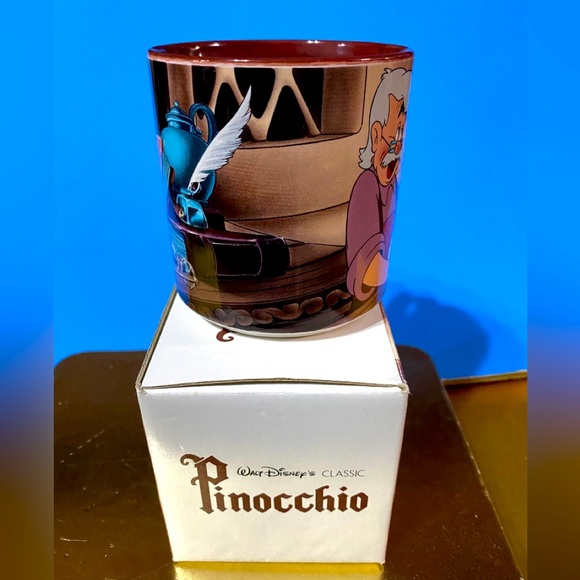 WALT DISNEY’S CLASSIC PINOCCHIO VTG 90’s NWT DISNEY STORE EXCLUSIVE CERAMIC MUG - Picture 11 of 15